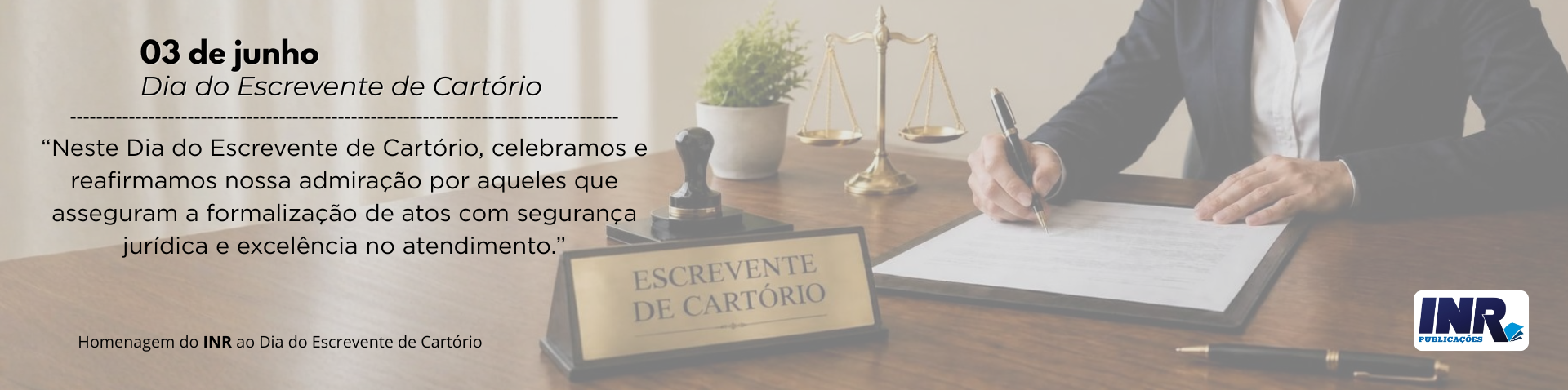 Dia do Escrevente de Cartório